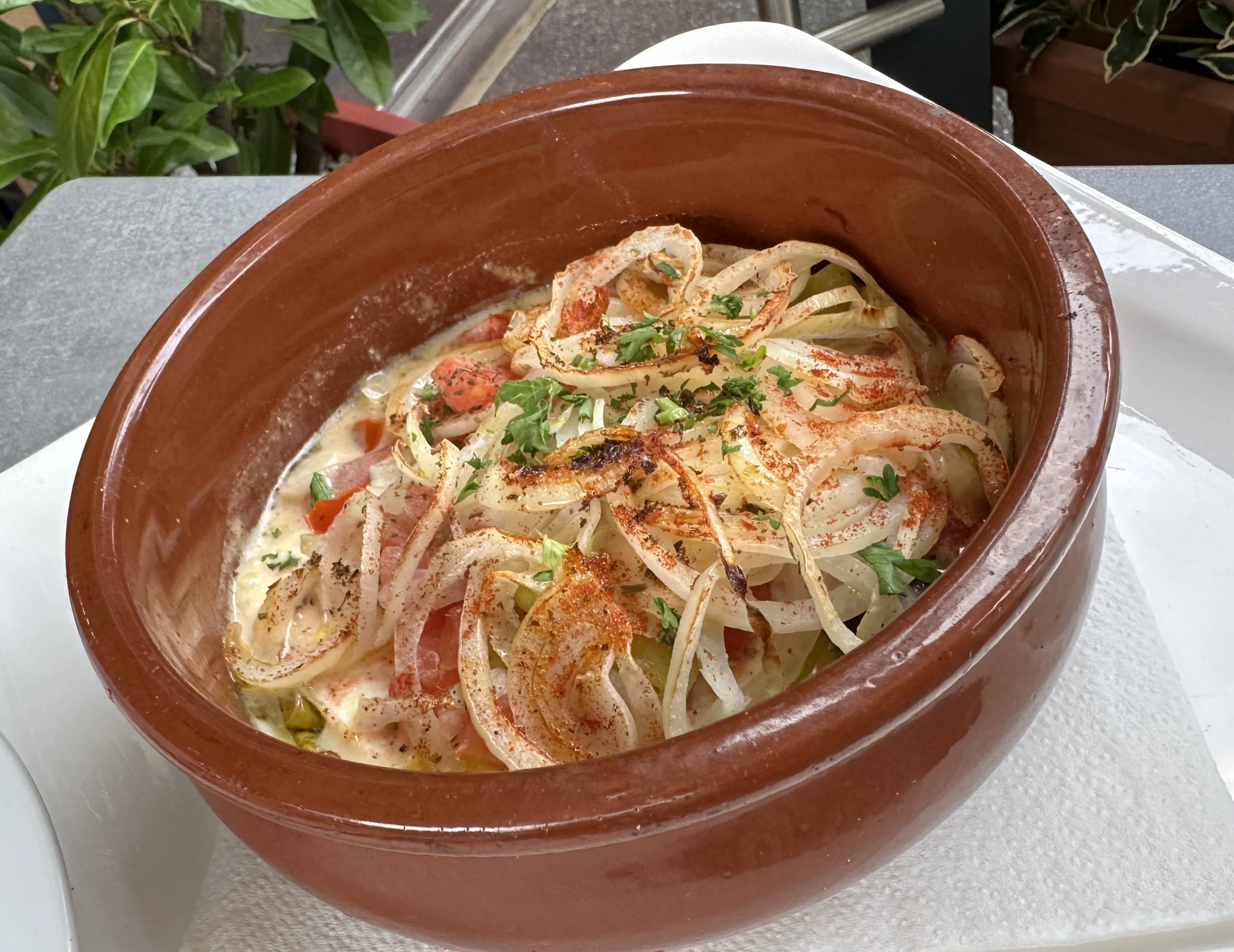Warme Vorspeise "Feta Fournou" für 7,60€